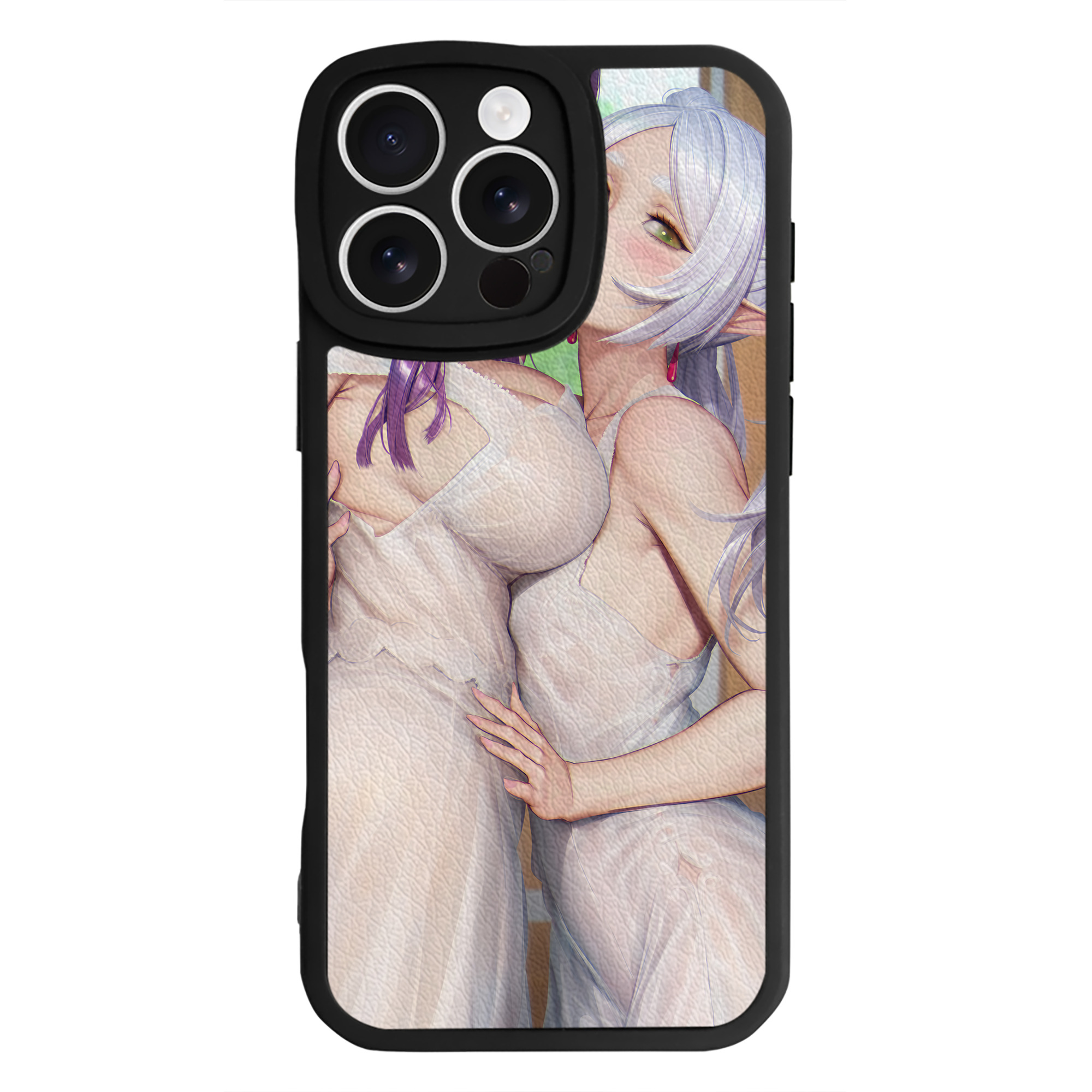 （画像用） 葬送のフリーレン Frieren 【iPhone 16シリーズ対応】シリコンスマホケース（レザー調） 材質：シリコン